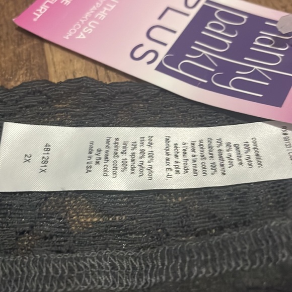 Hanky Panky plus Size 2X lace boy shorts underwear 2 pairs New with tags - Picture 7 of 9